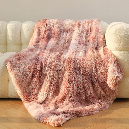 Plaid en flanelle de velours, microfibre polyester, 127 x 152 cm