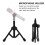 OUNONA Table Top Tripod Microphone Stand Creative Foldable 3