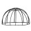 Rame abajur metal negru, pachet de 18,4x9,4 cm 3
