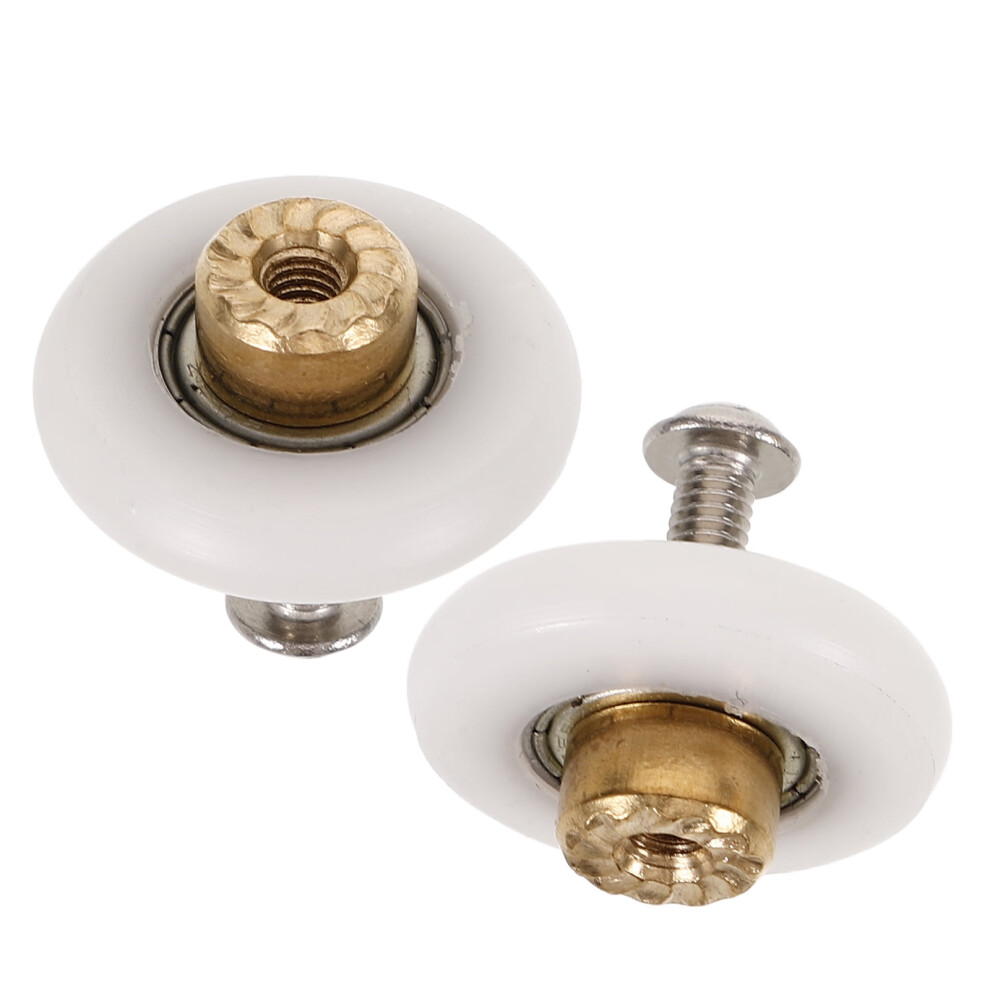Sold 2Pcs Shower Door Rollers Replacement Runners Bathroom Glass Sliding Door Wheels 9175034754555