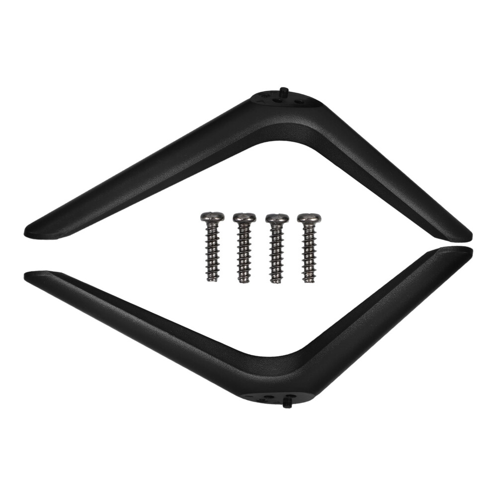 1 Pair Tv Legs Universal Black Plastic Stable Support For Home Users 9338982307130