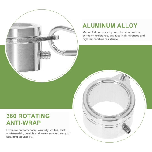 Aluminium Flagpole Ring Kit – 360 Rotating, Anti-Twist 1
