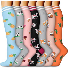 Medical Compression Socks for Women & Men, Support Knee High Socks for Running,Nurses,Travel