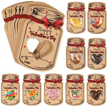 Valentine's Day Cards for Kids - 24 Pack with Treat Bags & Messages, Classroom Exchange Cards for Boys & Girls, Party Favors (2026 New Design)
