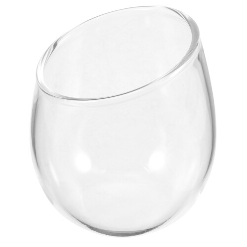 Red Wine Glass Simple Design 1Pack 4.0in