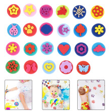 23 Pcs Cartoon Print Stamper for Kids Drawing Toddler Child