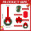 Mini Artificial Christmas Wreath with Red Berries and Gold 3