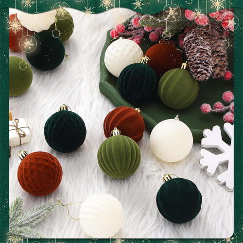 Set van 16 onbreekbare kerstballen 2