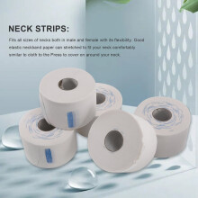 5 Neck Hair Cutting Collar Ruffles Strip Roll Paper Hygiene Salon Barber Dispose