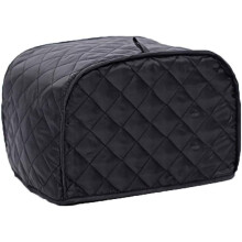 4 Slice Toaster Cover, Kitchen Small Appliance Cover Fingerprint and Greasy Protection, Machine Washable Polyester Toaster Dustproof Cover