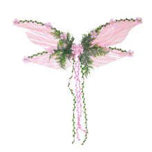 Fairy Adjustable Butterfly Costume Accessory Lightweight Breathable Sheer Mesh Elven Dance Party Performance Props Festival Celebration Decor