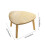 Mesa de centro triangular curva para varanda ou quarto. 3