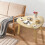 Mesa de centro triangular curva para varanda ou quarto. 4