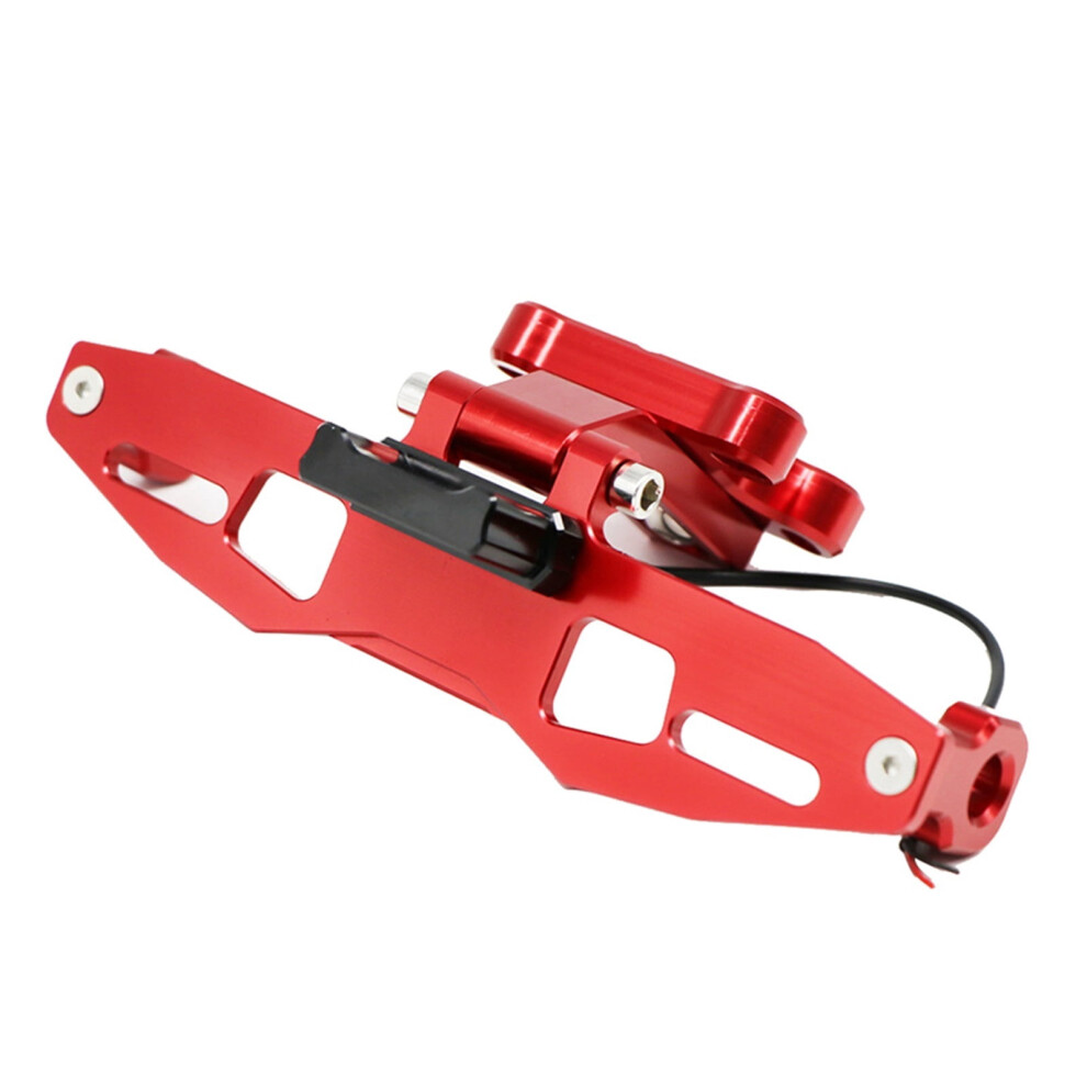 Motorcycle License Plate Bracket For Tfx150 Z125 Black/Red 9341593880305