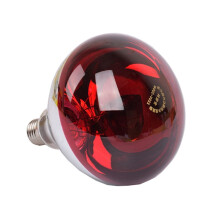 Infrared Heat Lamp Bulb 150W RED, 5000H Life, Compatible with Chicken/Pig Farms, Hard Glass