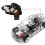 Door Lock Motor for  Freelander 2   3 4 Central Lock Device Engine Door Motor Auto Parts,A 1