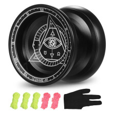Professional Yoyo Competitive Aluminum Yoyo Ball Yo Yo Gift with Strings and Glove