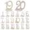 Träbordsnummer Beige Bas 120 Delar 1