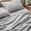 Twin Sheet Set, 22" Deep Pockets, Luxury1800Ultra-Soft Microfiber, 3-Pc (Light Grey) – Compatible with Twin Beds 4