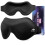 3D Sleep Mask – Soft Breathable Spandex Material | Adjustable Strap for Light Blocking Comfort | Night Sleep Essential 1