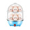 Clearance Egg Steamer under $10,Eggs Cooker Double Breakfast Machine Stainless Steel Multi Function Steamer 6