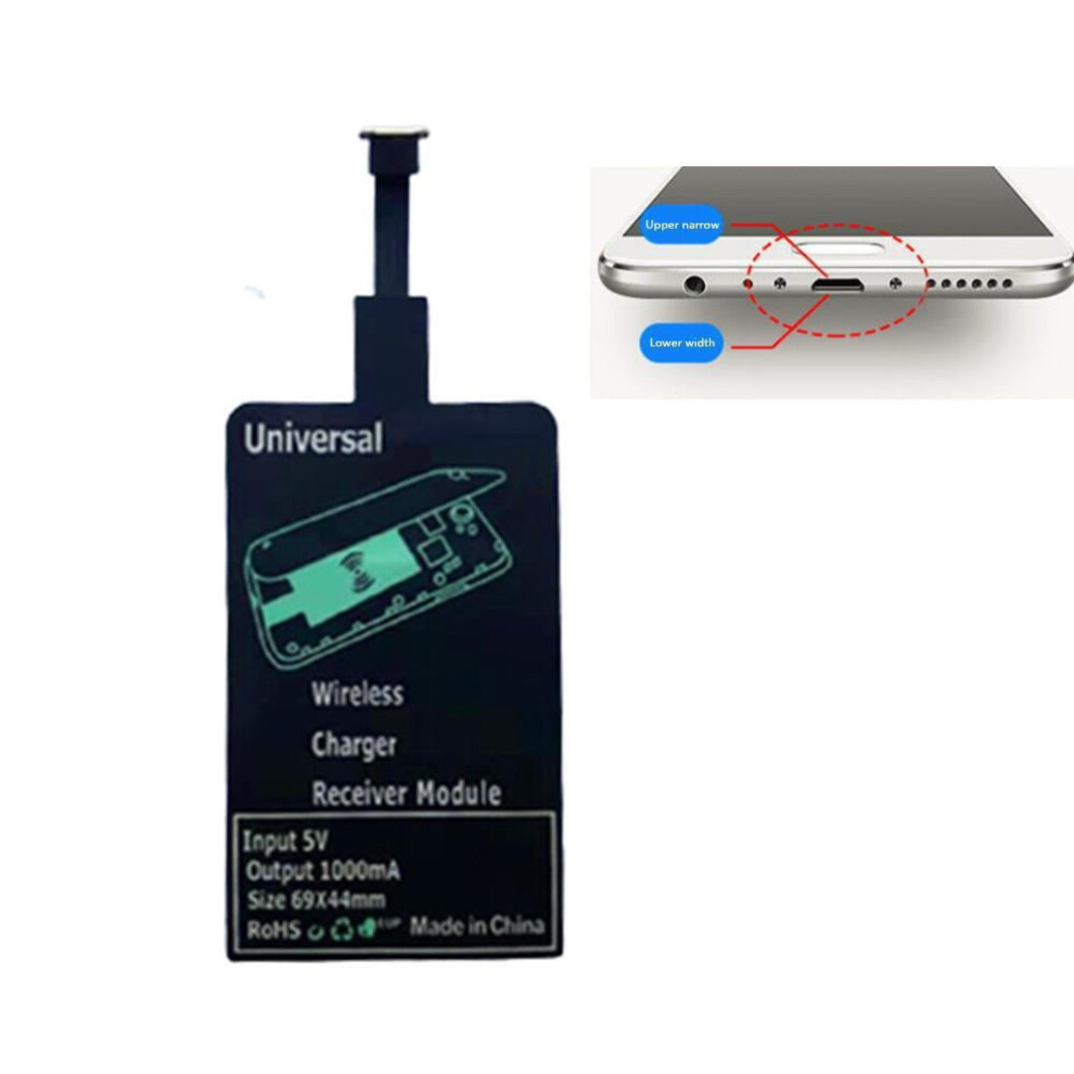 For Android Type C Usb Wireless Charger Receiver Adaptor Fast Charging Pad Nice M7i3 9071309807820