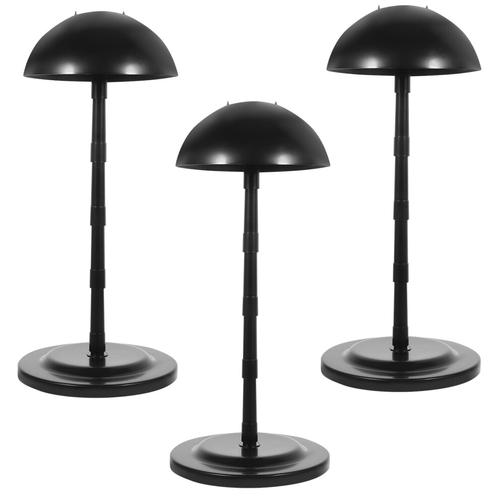 unbranded 3 Pcs Wig Display Stand Headpiece Holder Portable