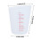White Silicone Measuring Cup With 125Ml Size For High Heat Baking Includes One Cup 3