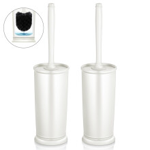 Lot de 2 brosses pour cuvette de salle de bain, design élégant, anti-odeurs