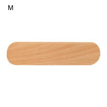 Porte-clés magnétique robuste en hêtre naturel, décoration murale, organisateur de clés pour la maison (bois de hêtre, M)
