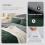 Forest Green & Grey Reversible Queen Christmas Bedding Set 2