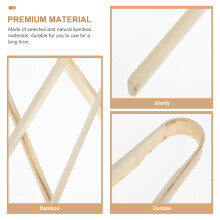 Trash Clamp 2Pcs Litter Picker Garbage Stick Bamboo Litter Picker Outdoor Rubbish Pick Up Tool