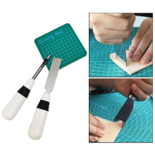 Sew Buttonhole Cutter Set Eyehole Cutting Tools Fabric Holes Keyhole Puncher White Black