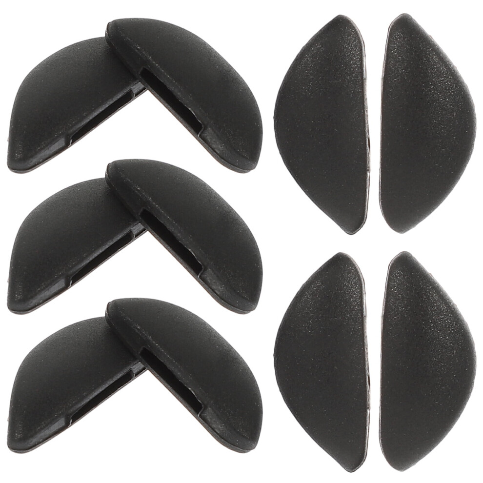 10 Pairs of Eyeglass Nose Pads Silicone Nose Pads for Glasses Anti-slip Glasses Nose Pads
