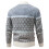 Pull de Noël moche pour homme, col rond, long 3