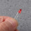 LED Spacer Red Light Emitting Diode 120 pcs 3