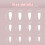 Faux ongles gothiques-kawaii Y2K – Texture 3D, réutilisables 4