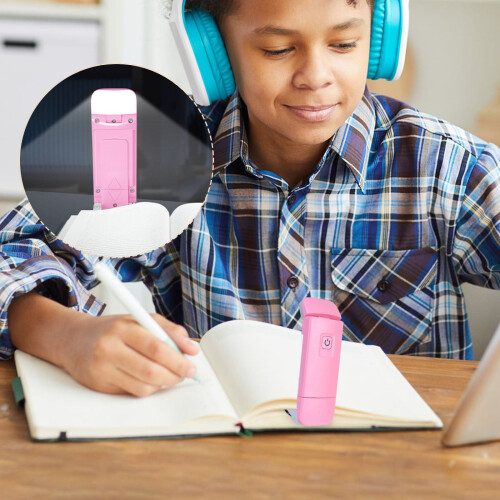 Rechargeable Book Reading LED Light, Flexible Clip Light, Portable USB Light, Adjustable Angle, for Nighttime Reading, Bookmark and Mini Flashlight 1
