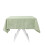 BalsaCircle10Pièces 54" x 54" Nappes carrées en polyester vert eucalyptus 2