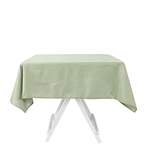 BalsaCircle10Pièces 54" x 54" Nappes carrées en polyester vert eucalyptus 1