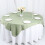 BalsaCircle10Pièces 54" x 54" Nappes carrées en polyester vert eucalyptus 3
