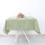BalsaCircle10Pièces 54" x 54" Nappes carrées en polyester vert eucalyptus 5