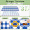Blue Gingham Disposable Tablecloths 54x108 in (3 pcs) 3