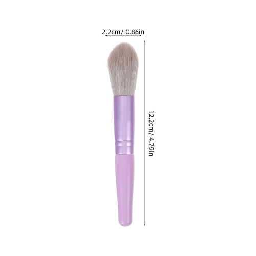 Σετ πινέλων μακιγιάζ ταξιδιού OUNONA Purple 1