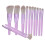 Σετ πινέλων μακιγιάζ ταξιδιού OUNONA Purple 5