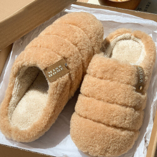 Γυναικείες Παντόφλες Fuzzy Slip-on για Γυναίκες, Μαλακές, Άνετες Παντόφλες Memory Foam για 2