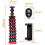 Phone Tripod Stand with Wireless Remote, Flexible & Adjustable Holder Compatible with iPhone, Android, Samsung, Compact Cameras 4