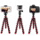 Phone Tripod Stand with Wireless Remote, Flexible & Adjustable Holder Compatible with iPhone, Android, Samsung, Compact Cameras 6