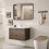 EDX Bathroom Mirror 30"x 22" Wall Mirror with Rectangular Metal Frame, Black 6