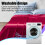 Drap plat en satin bordeaux 168 x 224 cm 4